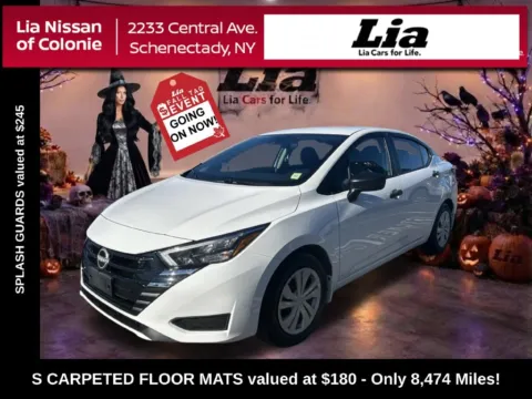 White 2025 Nissan Versa 1.6 S for sale in Schenectady, NY