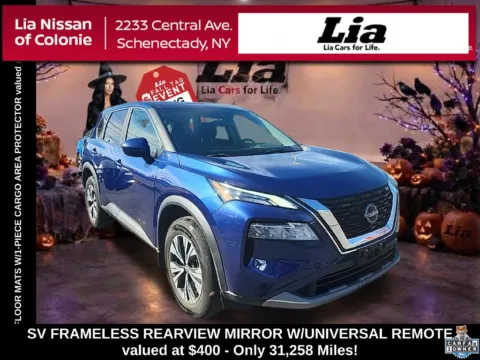 Blue 2023 Nissan Rogue SV for sale in Schenectady, NY