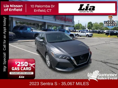 Gray 2023 Nissan Sentra S for sale in Enfield, CT