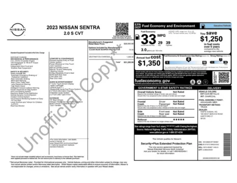 More photos of 2023 Nissan Sentra S at Lia Nissan of Enfield, CT