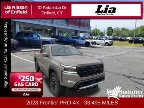 Beige 2023 Nissan Frontier PRO-4X for sale in Enfield, CT