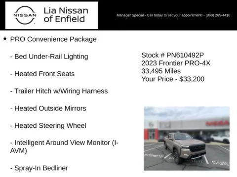 More photos of 2023 Nissan Frontier PRO-4X at Lia Nissan of Enfield, CT
