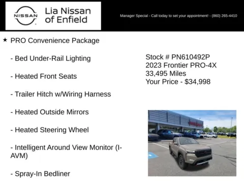 More photos of 2023 Nissan Frontier PRO-4X at Lia Nissan of Enfield, CT