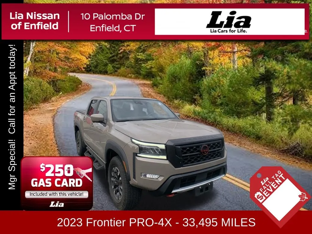 Beige 2023 Nissan Frontier PRO-4X for sale in Enfield, CT