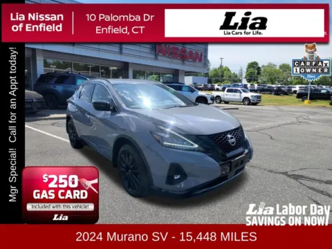 Gray 2024 Nissan Murano SV for sale in Enfield, CT