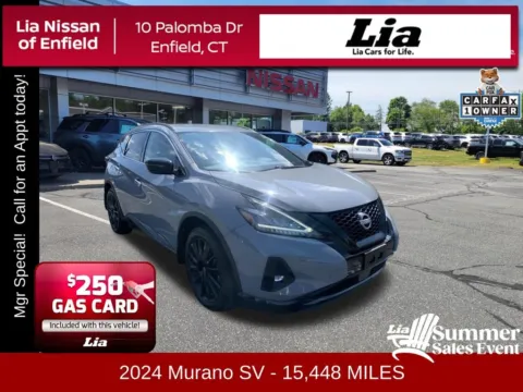 Gray 2024 Nissan Murano SV for sale in Enfield, CT