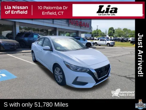 White 2022 Nissan Sentra S for sale in Enfield, CT