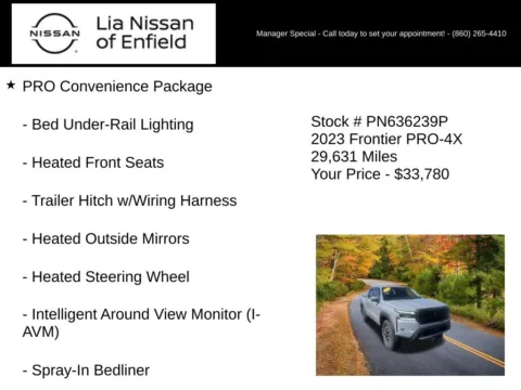 More photos of 2023 Nissan Frontier PRO-4X at Lia Nissan of Enfield, CT