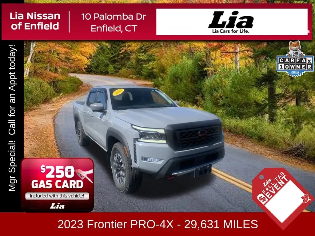 Gray 2023 Nissan Frontier PRO-4X for sale in Enfield, CT