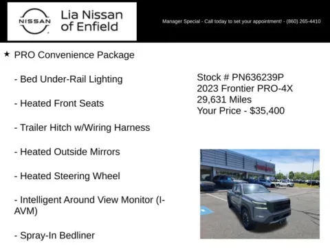 More photos of 2023 Nissan Frontier PRO-4X at Lia Nissan of Enfield, CT