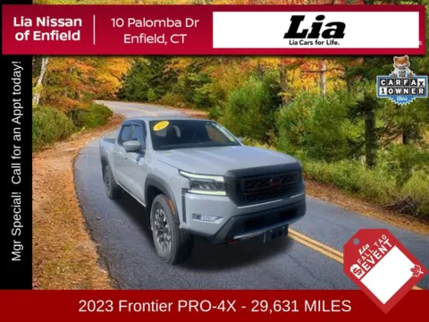 Gray 2023 Nissan Frontier PRO-4X for sale in Enfield, CT