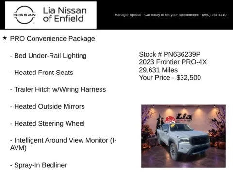 More photos of 2023 Nissan Frontier PRO-4X at Lia Nissan of Enfield, CT