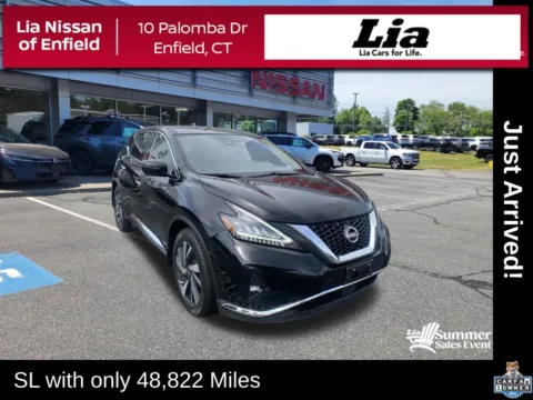 Black 2023 Nissan Murano SL for sale in Enfield, CT
