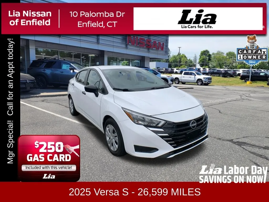 2025 Nissan Versa 1.6 S for sale in Enfield, CT