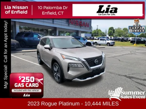 Silver 2023 Nissan Rogue Platinum for sale in Enfield, CT