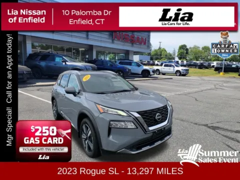 Gray 2023 Nissan Rogue SL for sale in Enfield, CT