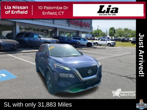 Blue 2023 Nissan Rogue SL for sale in Enfield, CT