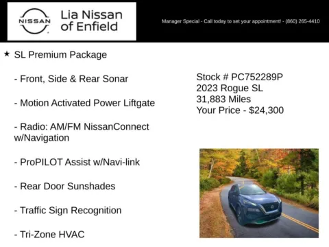 More photos of 2023 Nissan Rogue SL at Lia Nissan of Enfield, CT