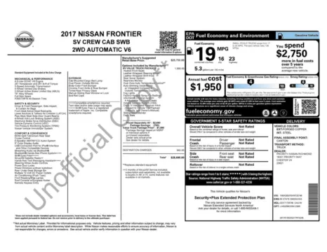 More photos of 2017 Nissan Frontier SV at Lia Nissan of Enfield, CT