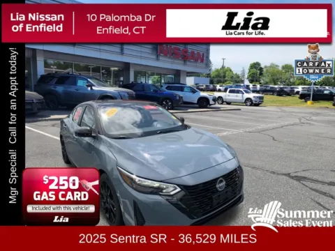 Gray 2025 Nissan Sentra SR for sale in Enfield, CT