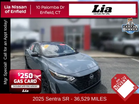 Gray 2025 Nissan Sentra SR for sale in Enfield, CT