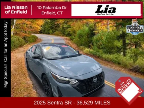 Gray 2025 Nissan Sentra SR for sale in Enfield, CT