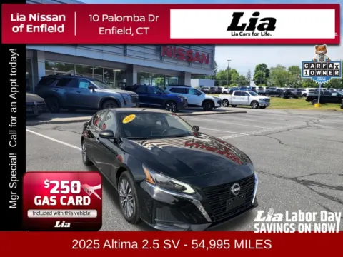Black 2025 Nissan Altima 2.5 SV for sale in Enfield, CT