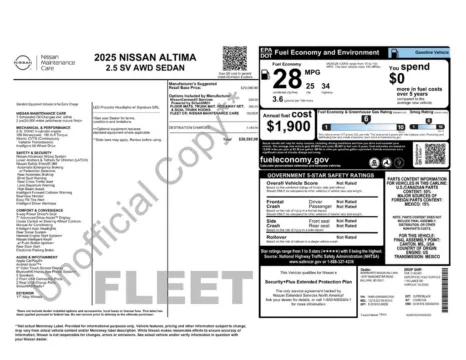 More photos of 2025 Nissan Altima 2.5 SV at Lia Nissan of Enfield, CT