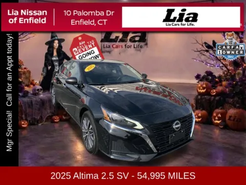 Black 2025 Nissan Altima 2.5 SV for sale in Enfield, CT