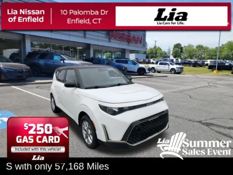 White 2023 Kia Soul S for sale in Enfield, CT