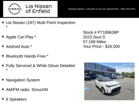 More photos of 2023 Kia Soul S at Lia Nissan of Enfield, CT