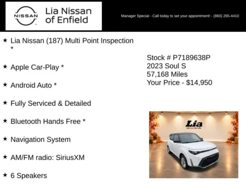 More photos of 2023 Kia Soul S at Lia Nissan of Enfield, CT