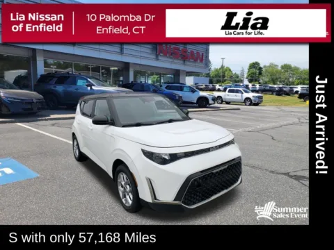 White 2023 Kia Soul S for sale in Enfield, CT