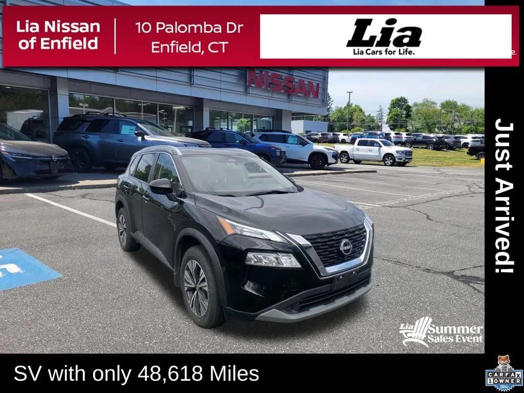 Black 2023 Nissan Rogue SV for sale in Enfield, CT