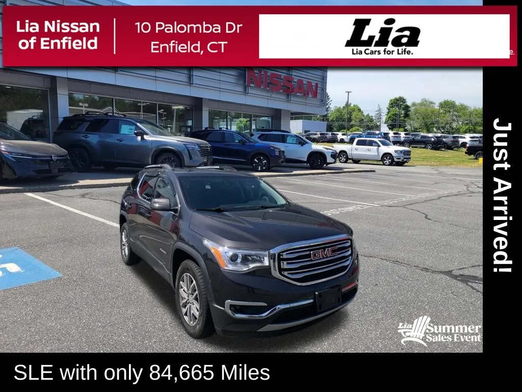 Gray 2017 GMC Acadia SLE-2 for sale in Enfield, CT