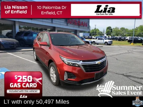 Red 2022 Chevrolet Equinox LT for sale in Enfield, CT