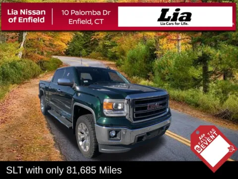 Green 2015 GMC Sierra 1500 SLT for sale in Enfield, CT