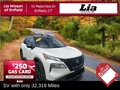 White 2023 Nissan Rogue SV for sale in Enfield, CT