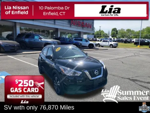 Black 2020 Nissan Kicks SV for sale in Enfield, CT