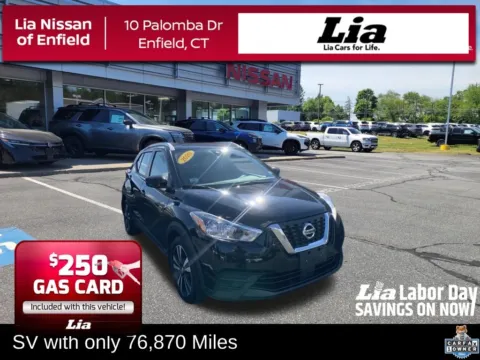 Black 2020 Nissan Kicks SV for sale in Enfield, CT