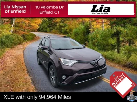 Black 2017 Toyota RAV4 XLE for sale in Enfield, CT
