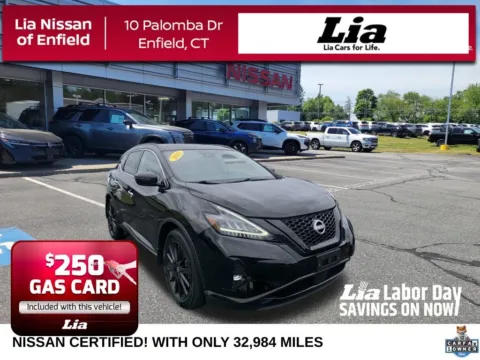 Black 2023 Nissan Murano SV for sale in Enfield, CT