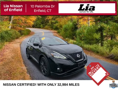 Black 2023 Nissan Murano SV for sale in Enfield, CT