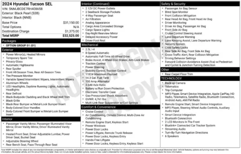 More photos of 2024 Hyundai Tucson SEL at Lia Nissan of Enfield, CT