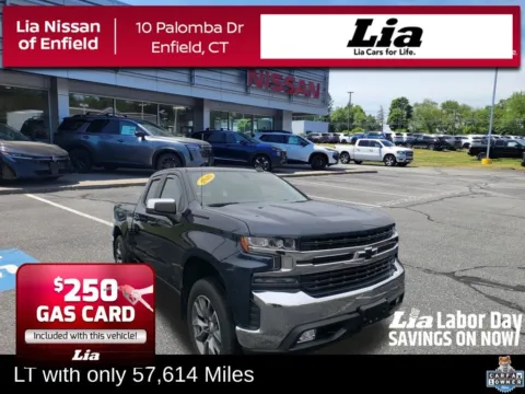Blue 2020 Chevrolet Silverado 1500 LT for sale in Enfield, CT