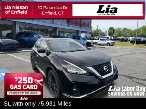 Black 2020 Nissan Murano SL for sale in Enfield, CT
