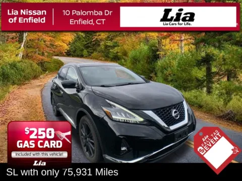 Black 2020 Nissan Murano SL for sale in Enfield, CT