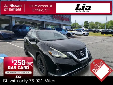 Black 2020 Nissan Murano SL for sale in Enfield, CT