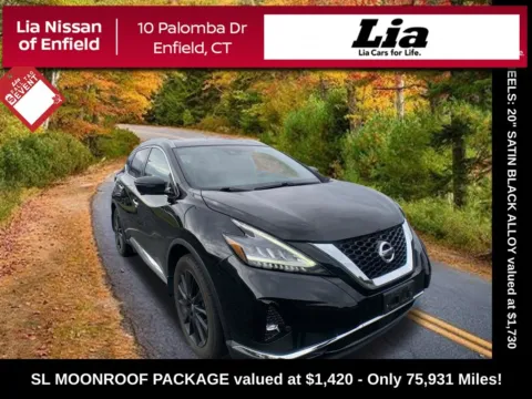 Black 2020 Nissan Murano SL for sale in Enfield, CT