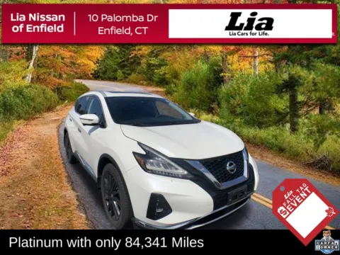 White 2020 Nissan Murano Platinum for sale in Enfield, CT
